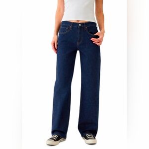 Gap Women's '90s Loose Low Rise Blue Jeans Size 30 10 Petite NWOT
